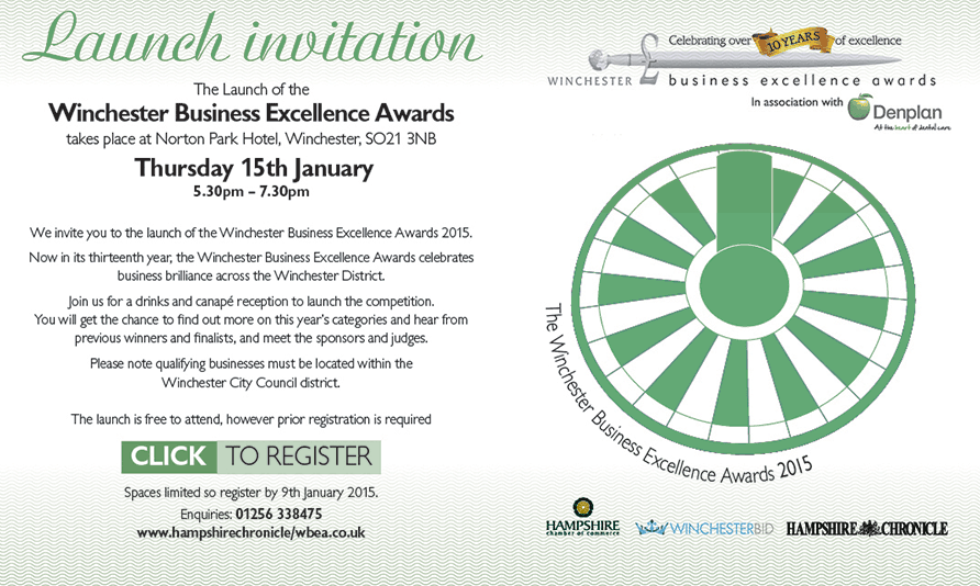 business awards invite